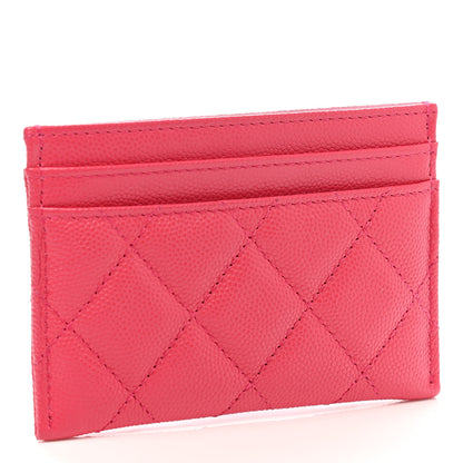 Chanel Caviar Quilted French New Wave Card Holder Rose 3 of 9