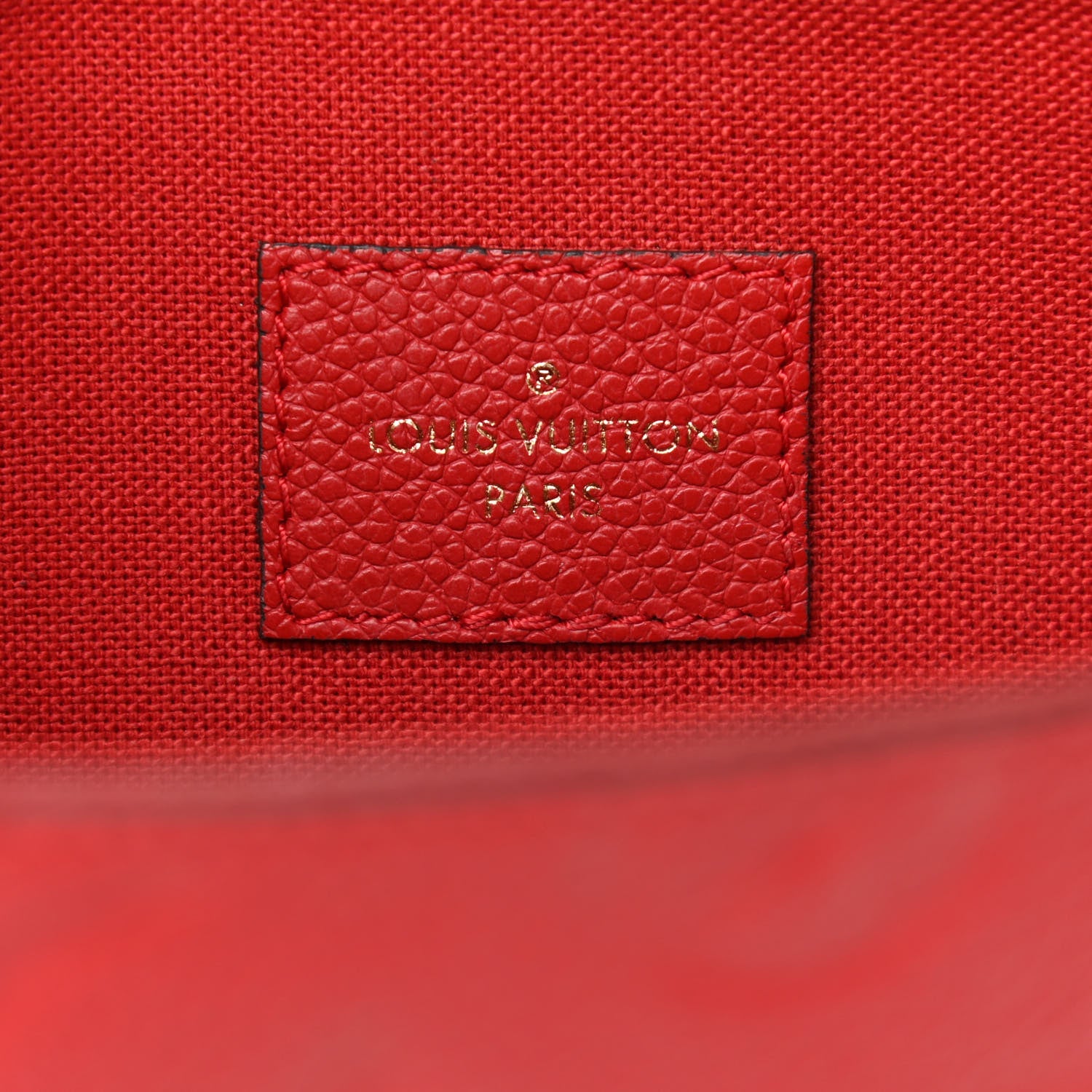 Louis Vuitton Empreinte Pochette Felicie Chain Wallet Cherry 6 of 10