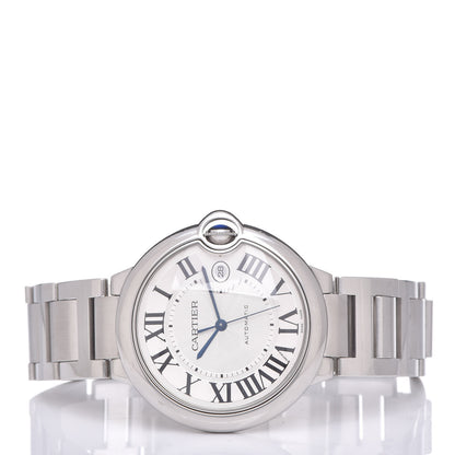 Cartier Stainless Steel 42mm Ballon Bleu De Automatic Watch 3 of 10
