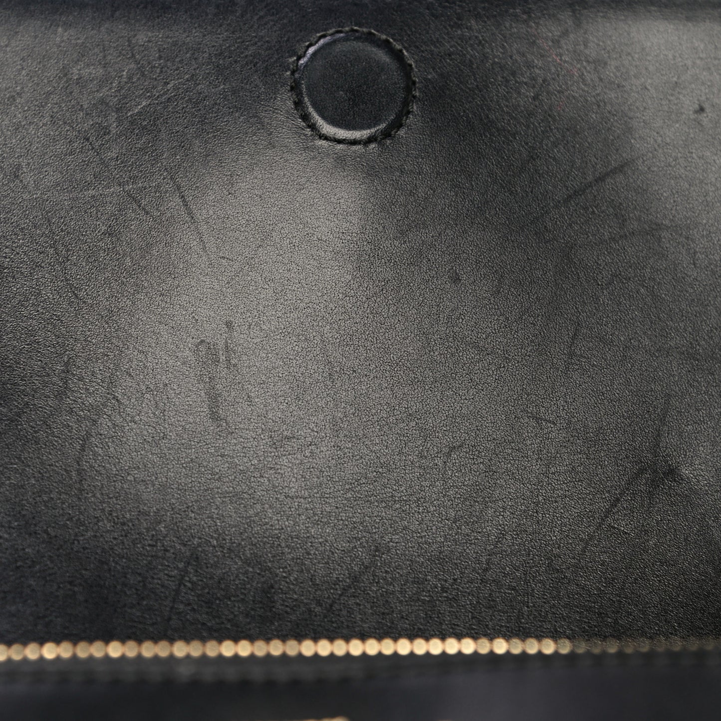 Calfskin Studded Small Padlock Crossbody Bag Black