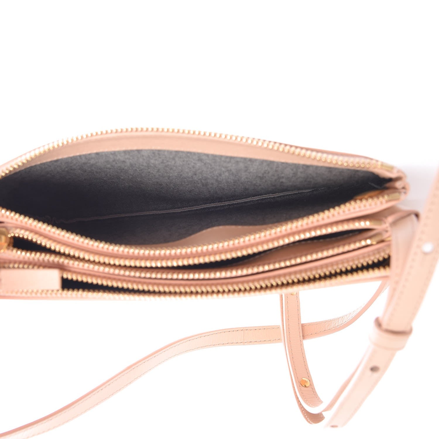 Celine Liege Calfskin Small Trio Crossbody Bag Blush 7 of 11