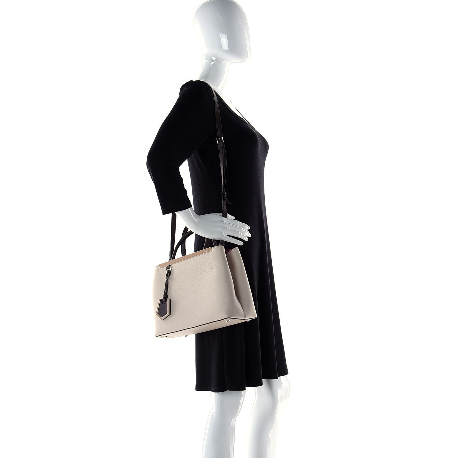 Fendi Calfskin Petite 2Jours Tote 7 of 13