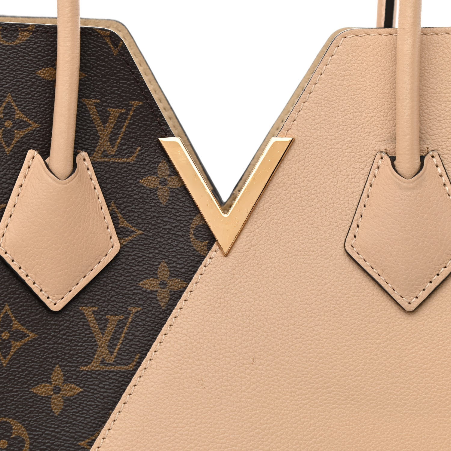 Louis Vuitton Calfskin Monogram Kimono Tote Dune 8 of 14