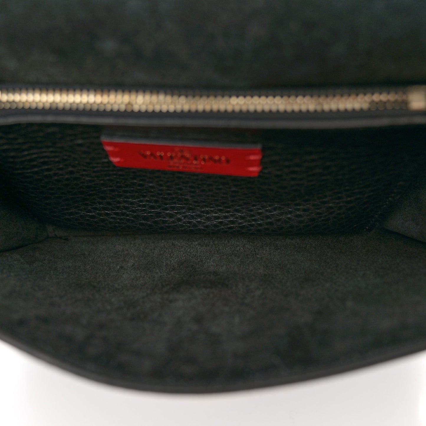 Vitello Rockstud Side Slip Crossbody Black