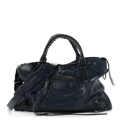 Balenciaga Agneau Classic Hardware City Bleu Obscur 1 of 11