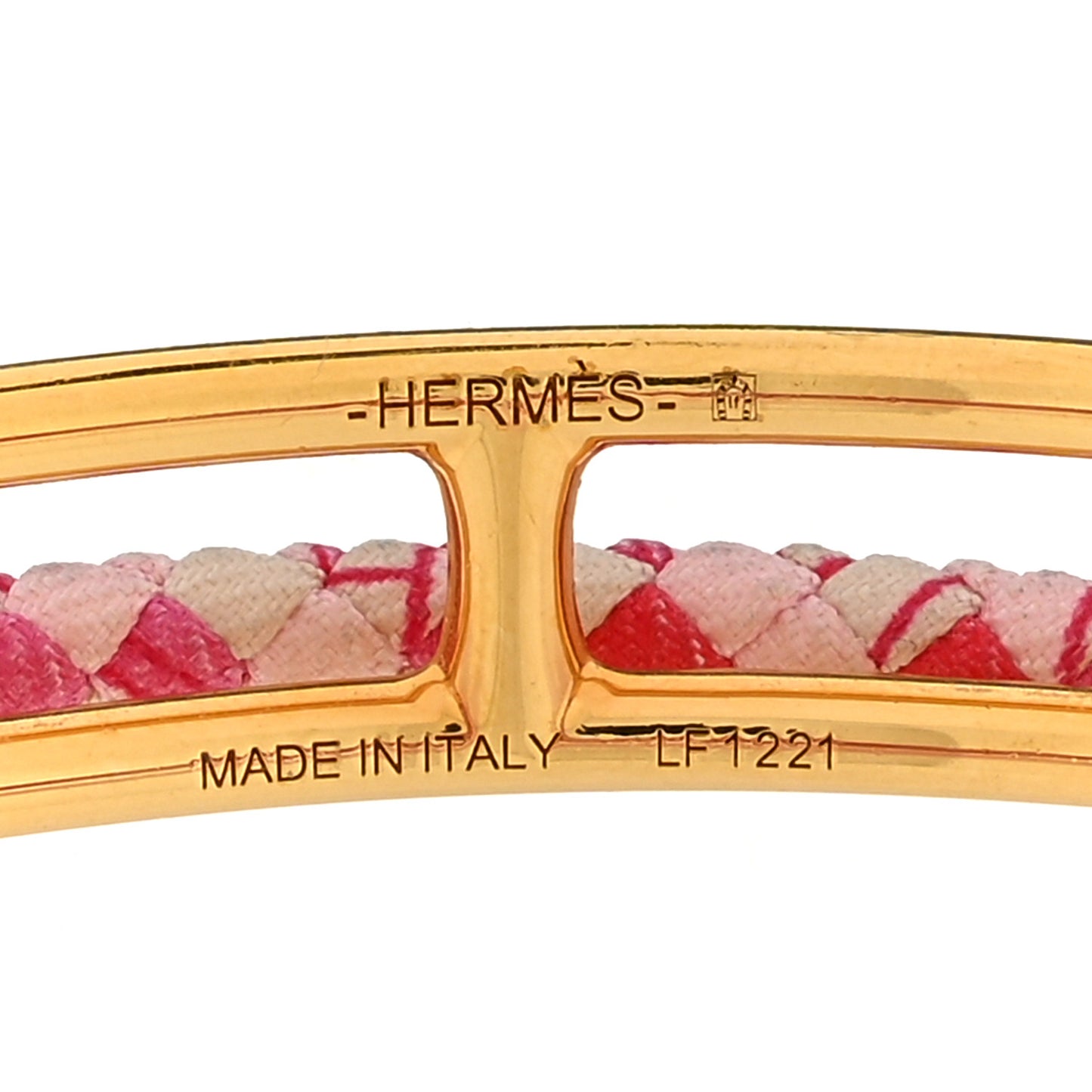 Silk Printed Astrologie Nouvelle Roulis Double Tour Bracelet Pink