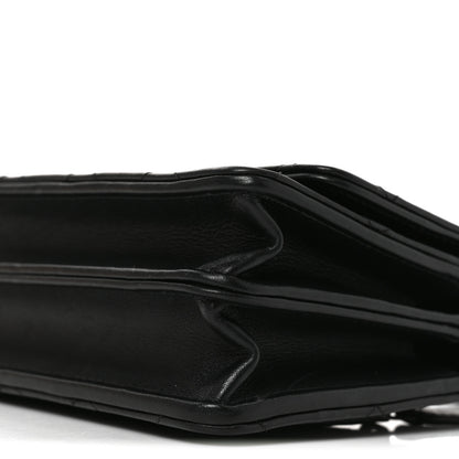 Chanel Aged Calfskin Quilted Mini Reissue Wallet On Chain WOC So Black 11 of 12