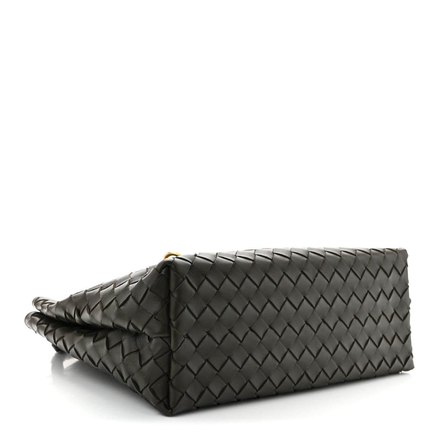 Bottega Veneta Nappa Intrecciato Medium Andiamo Shoulder Bag Kaki 4 of 9