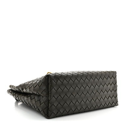 Bottega Veneta Nappa Intrecciato Medium Andiamo Shoulder Bag Kaki 4 of 9