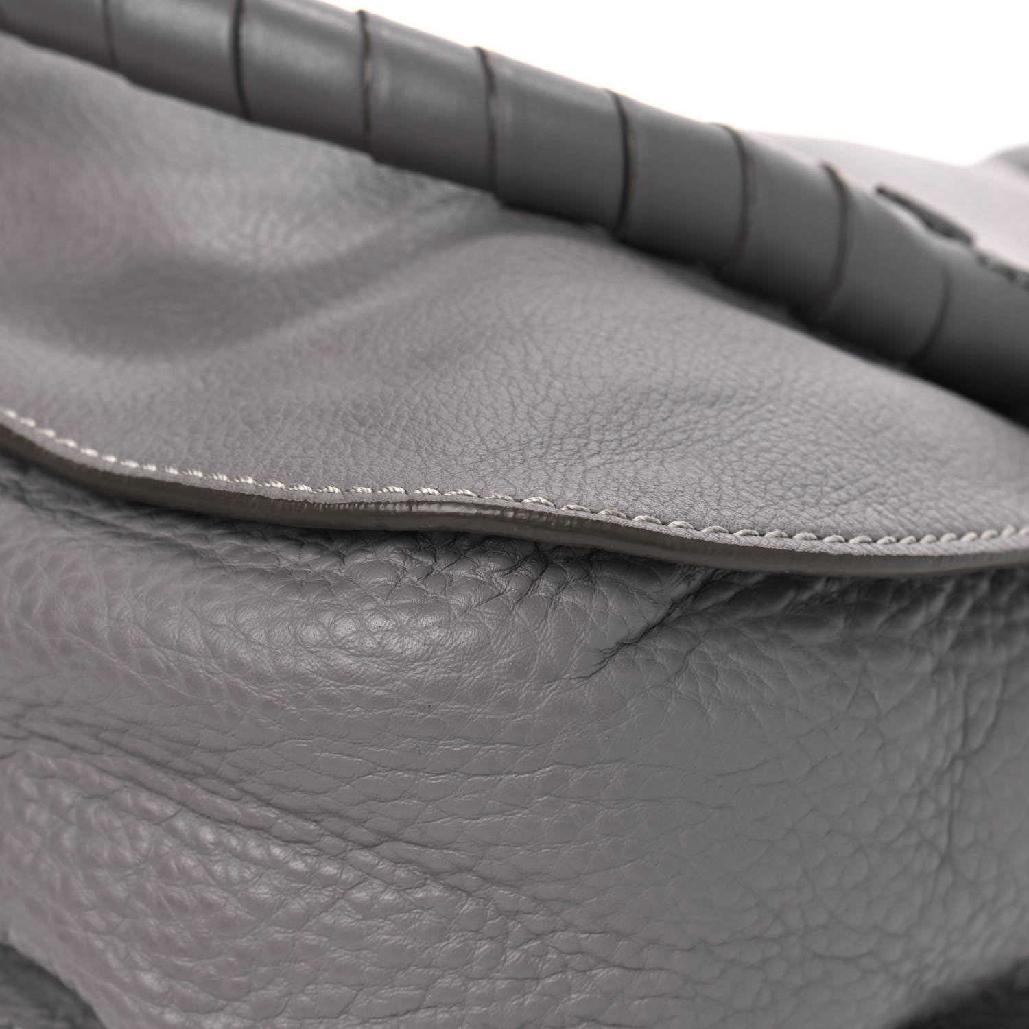 Chloe Calfskin Medium Marcie Satchel Cashmere Grey 8 of 10