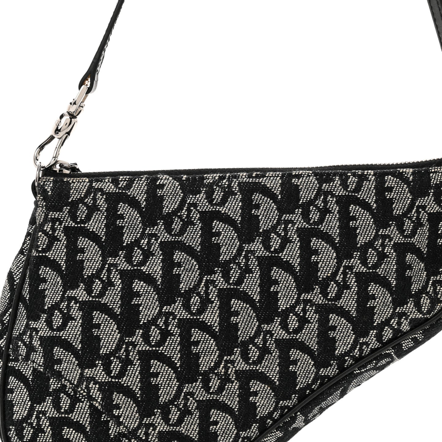 Monogram Mini Saddle Pochette Black