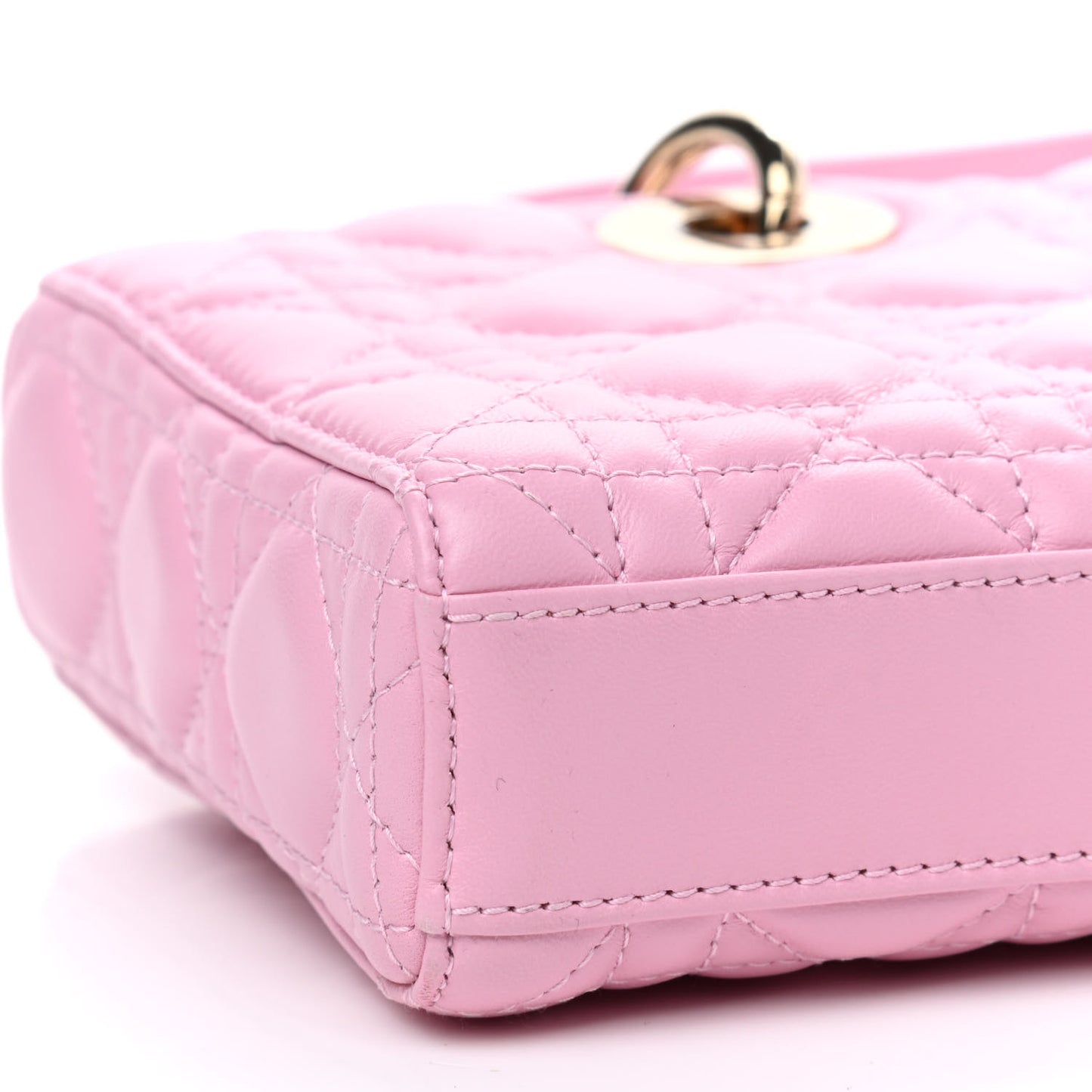 Lambskin Cannage East West Lady Dior Light Pink