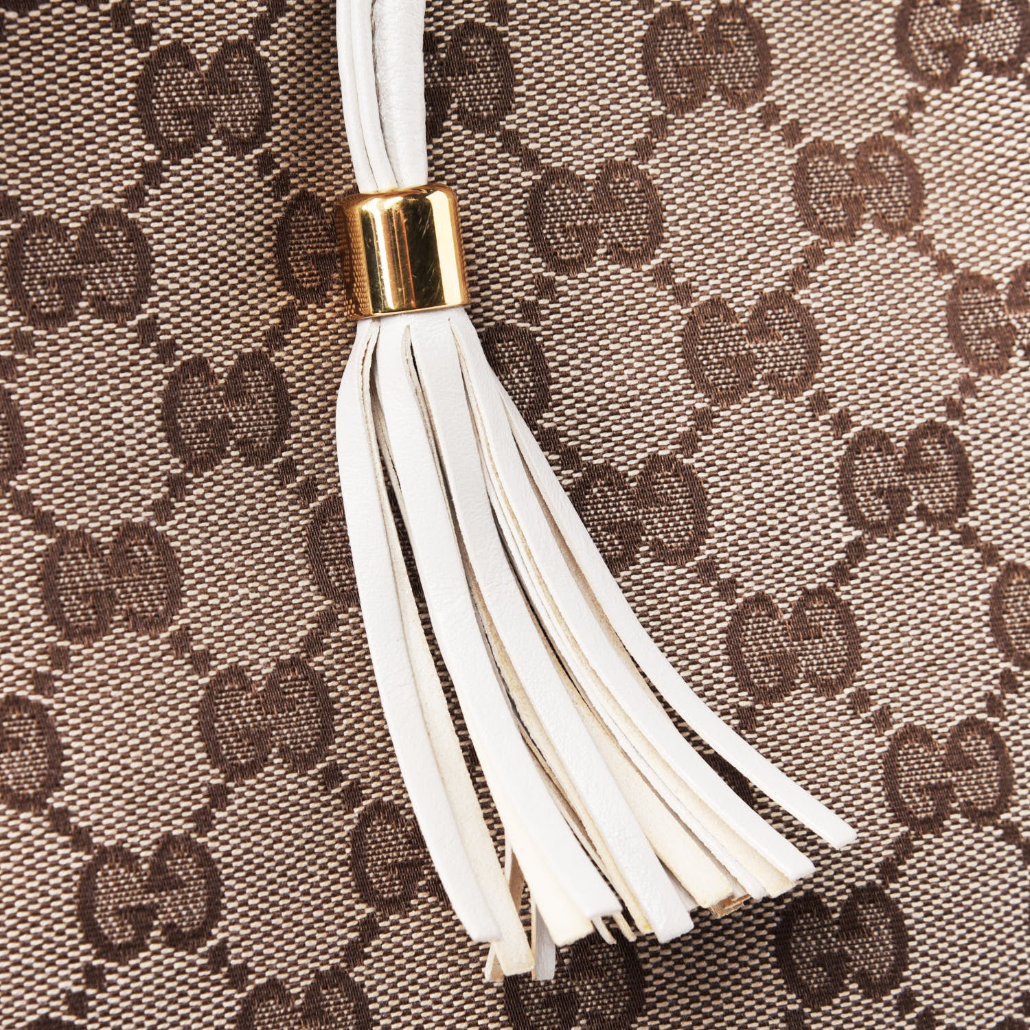 Gucci Monogram Medium Interlocking Icon Shoulder Bag White 11 of 11