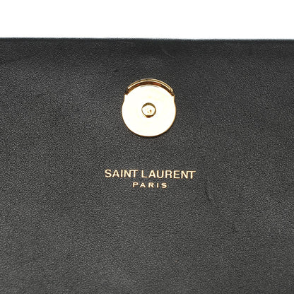 Saint Laurent Smooth Calfskin Medium Classic Monogram Kate Tassel Satchel Black 6 of 8