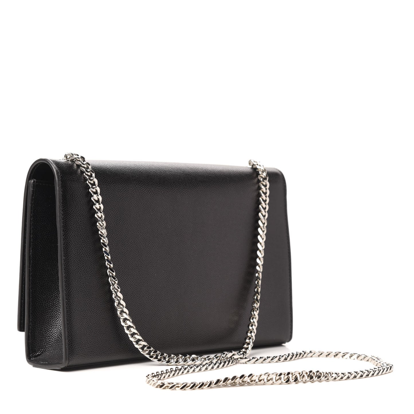 Grain De Poudre Medium Classic Monogram Kate Satchel Black