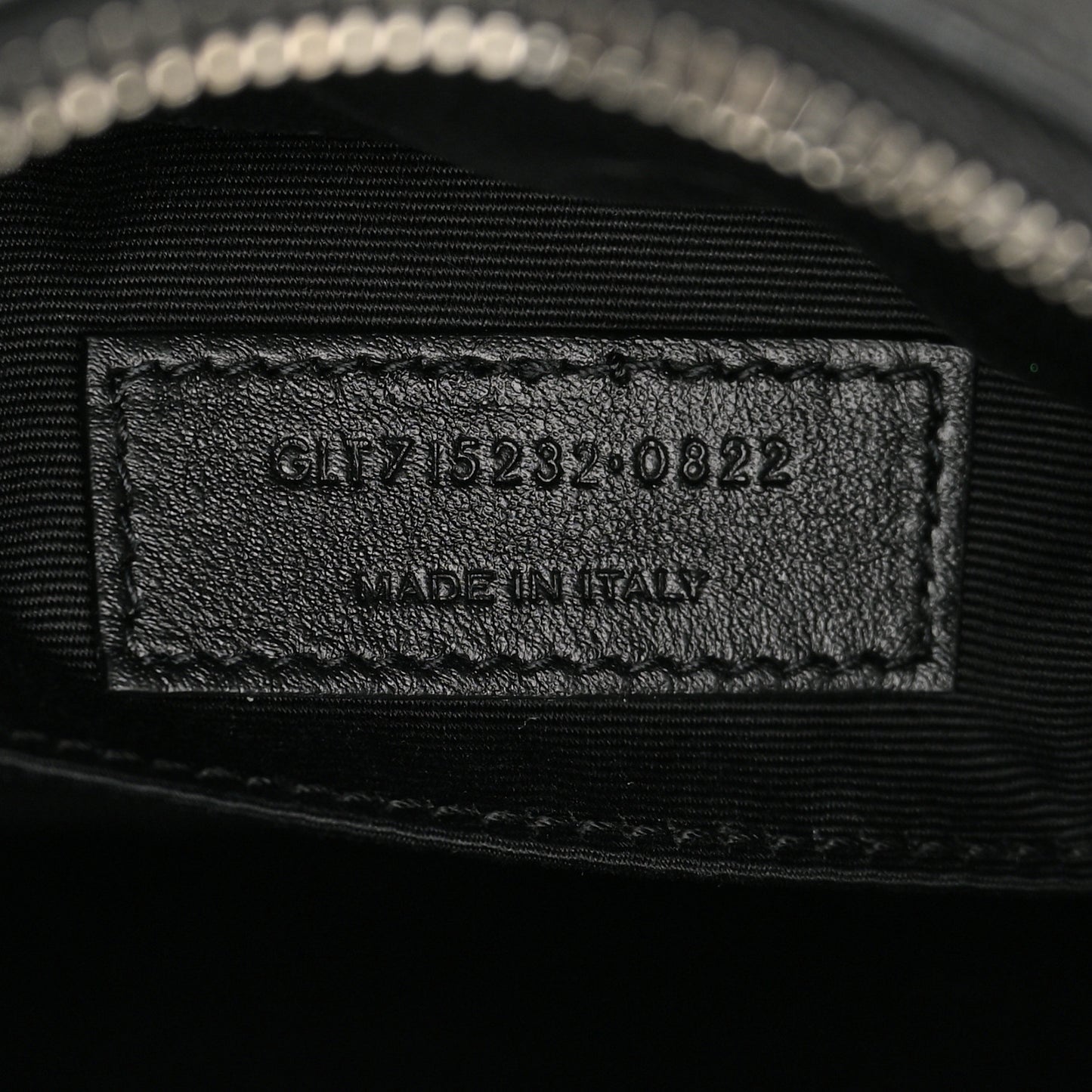 Calfskin Matelasse Monogram Lou Camera Bag Black