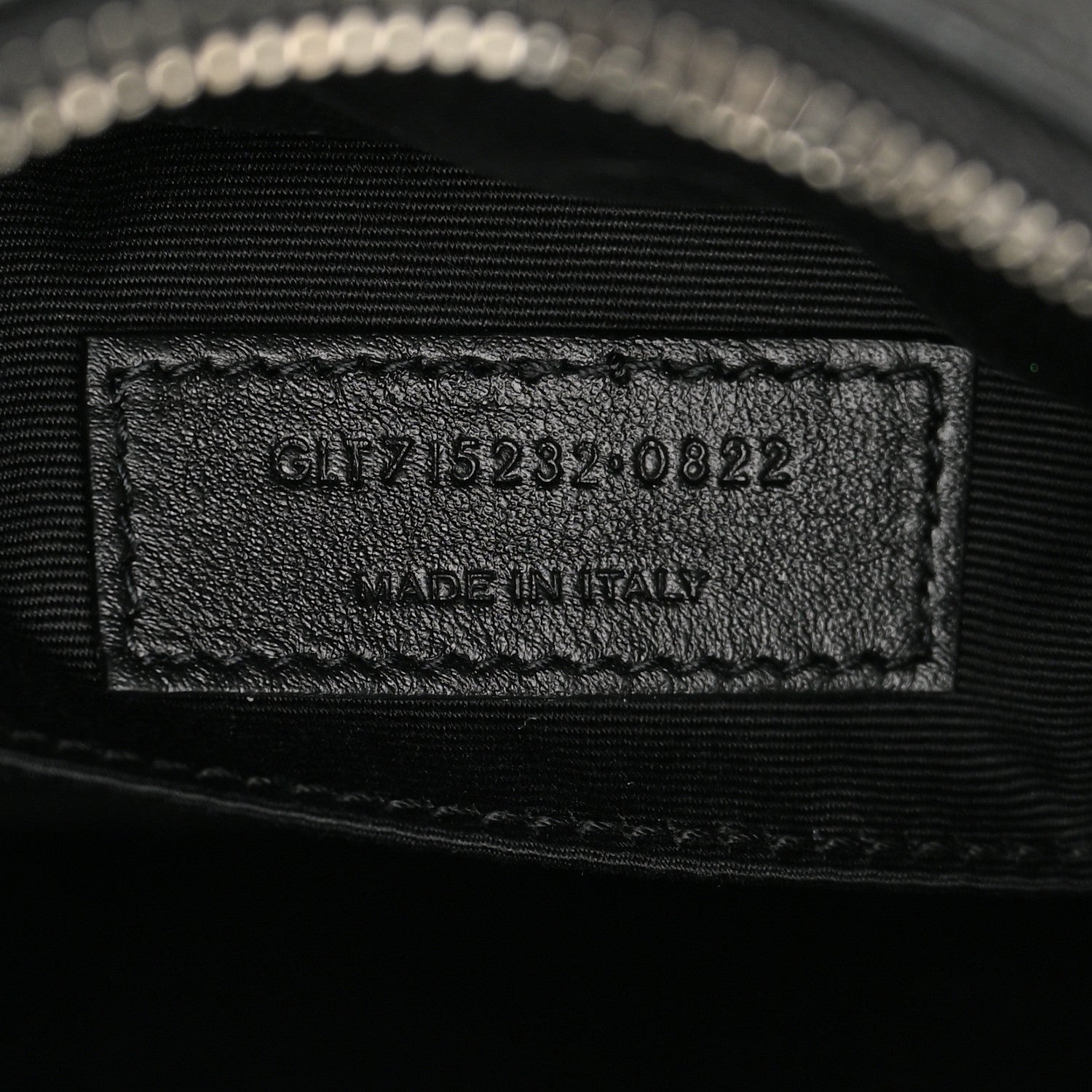 Saint Laurent Calfskin Matelasse Monogram Lou Camera Bag Black 7 of 13