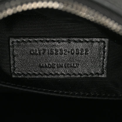 Saint Laurent Calfskin Matelasse Monogram Lou Camera Bag Black 7 of 13