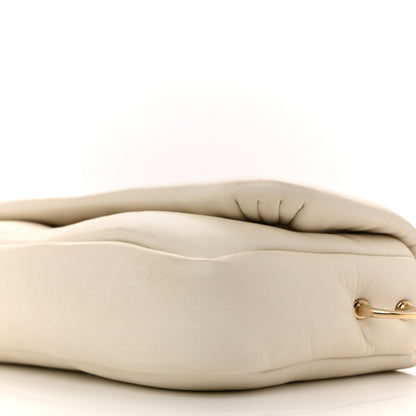 Gucci Lambskin Mini GG Milano Top Handle Shoulder Bag White 10 of 12