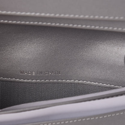 Chanel Metallic Aged Calfskin Stitched Reissue Yen Wallet Silver 7 of 8