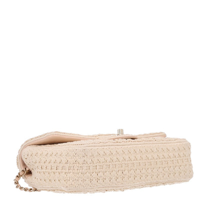 Chanel Crochet Embroidered Camelia Small Rectangular Flap Ecru 4 of 11