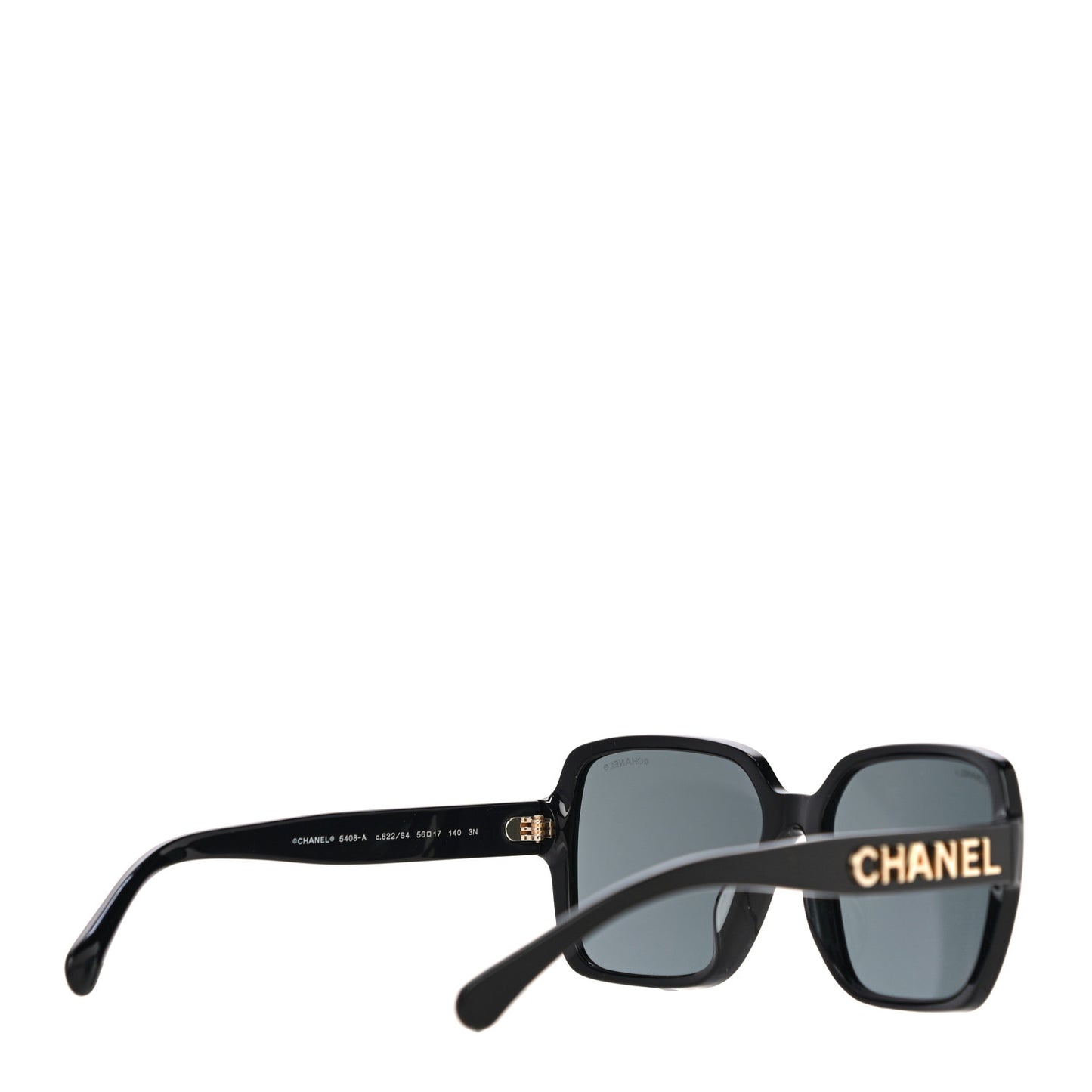 Acetate Square Sunglasses 5408 Black