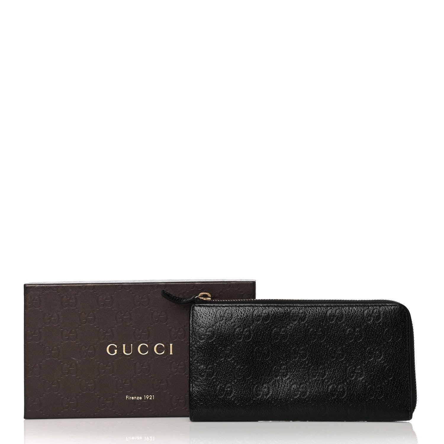 Gucci Guccissima Donna Long Wallet Black 10 of 10