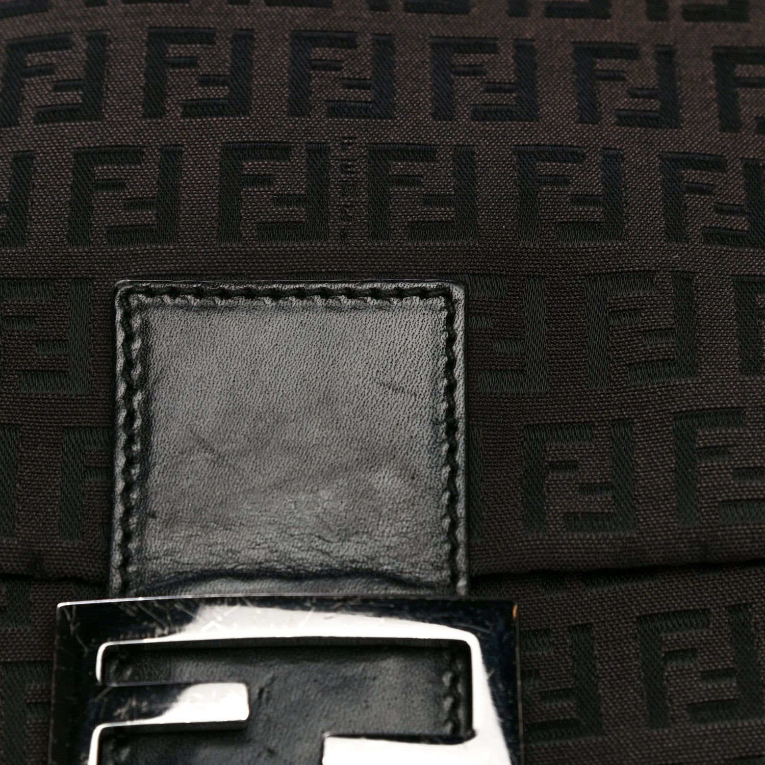 Fendi Zucchino Mama Baguette Black 16 of 16