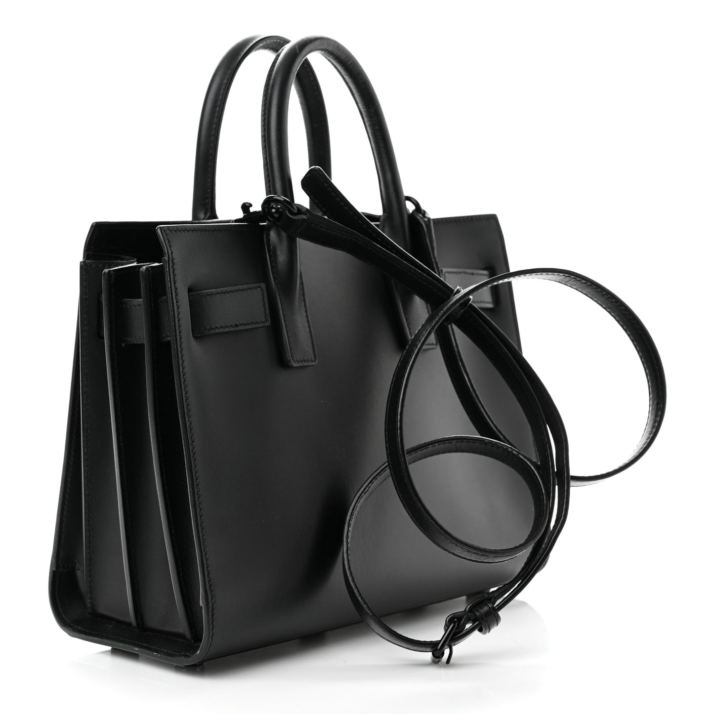 Calfskin Nano Sac De Jour Black