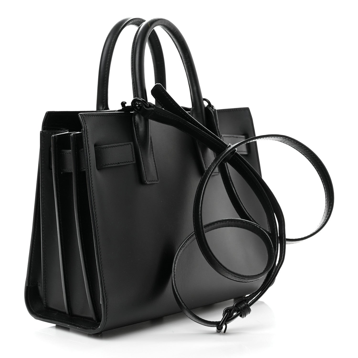 Saint Laurent Calfskin Nano Sac De Jour Black 3 of 10