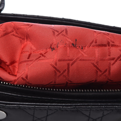 Christian Dior Lambskin Cannage Large Lady Dior Black 8 of 12