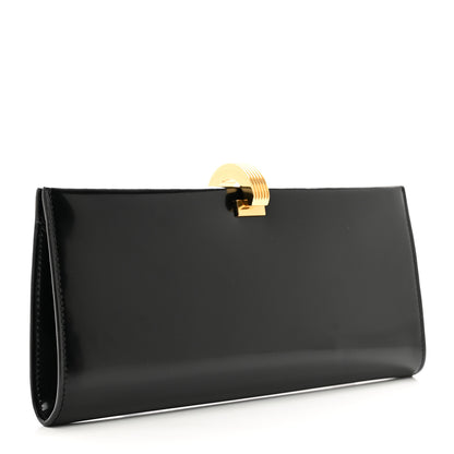 Saint Laurent Patent Daria Clutch Black 3 of 6