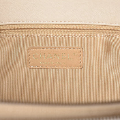 Chanel Calfskin Quilted Small Perfect Edge Tote White 6 of 9