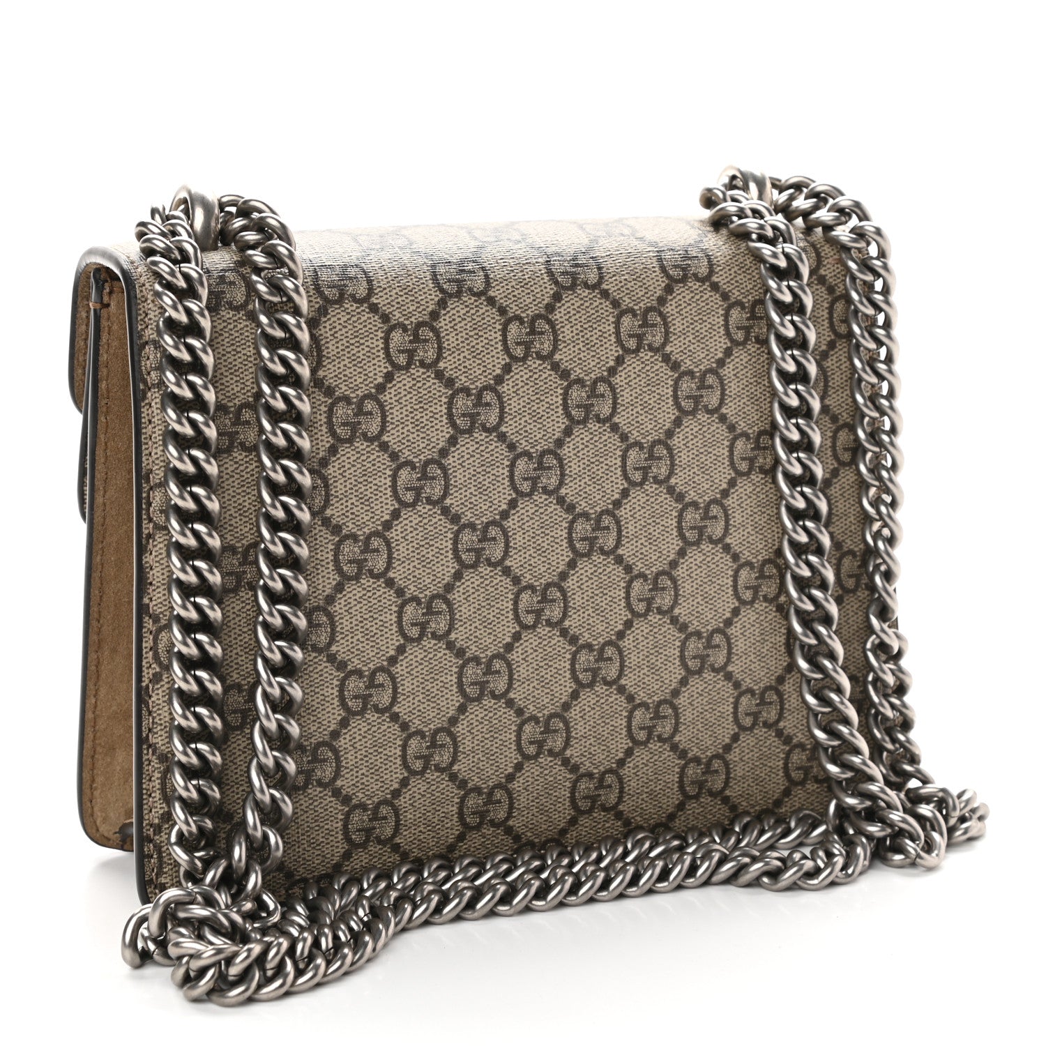 Gucci GG Supreme Monogram Mini Dionysus Shoulder Bag Taupe 3 of 9