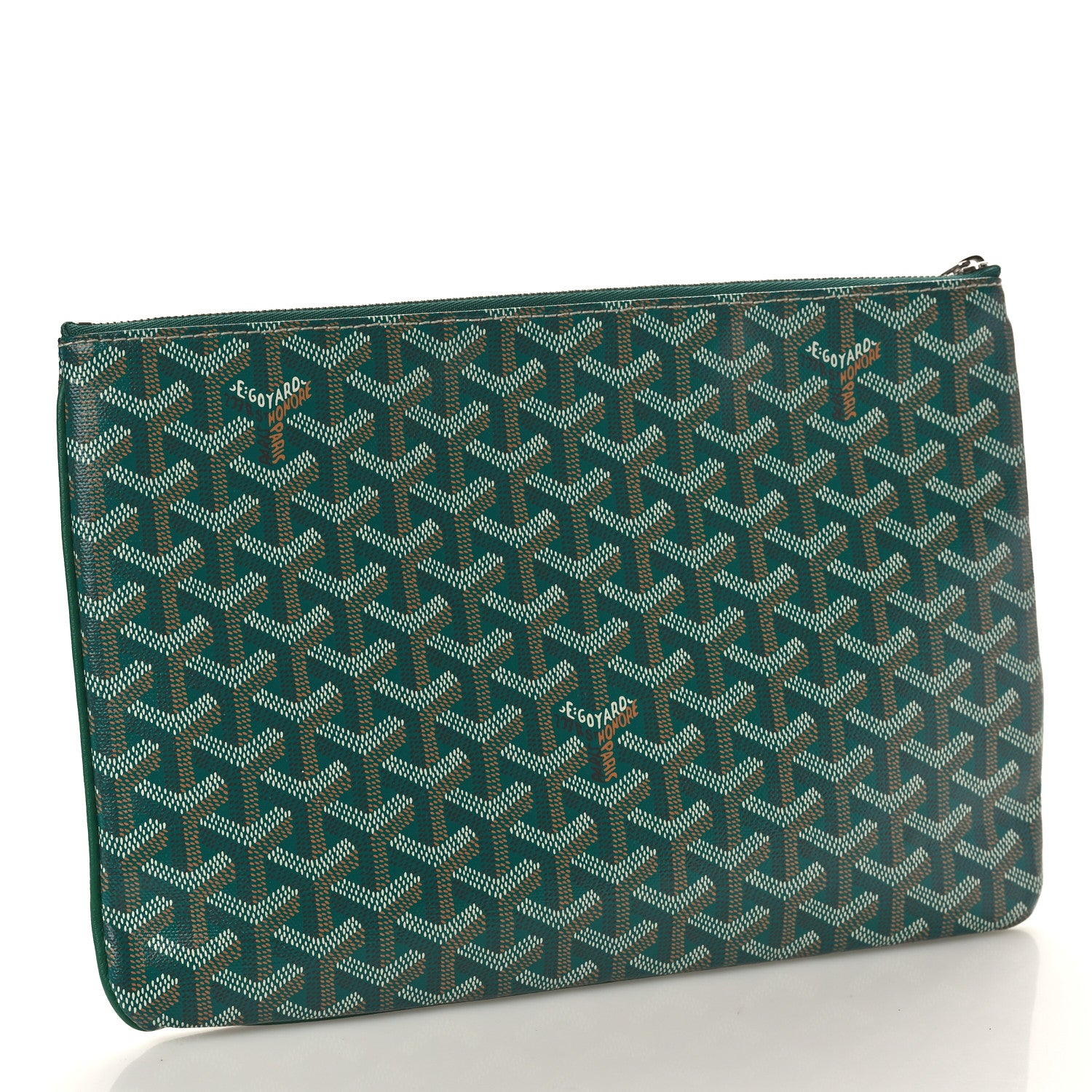 Goyard Goyardine Senat Pochette MM Green 3 of 7
