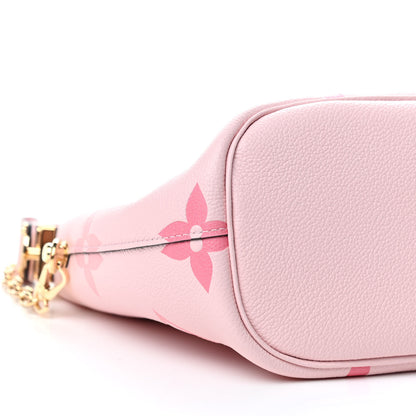 Louis Vuitton Empreinte Monogram Giant By The Pool Marshmallow Hobo PM Bouton De Rose 7 of 10