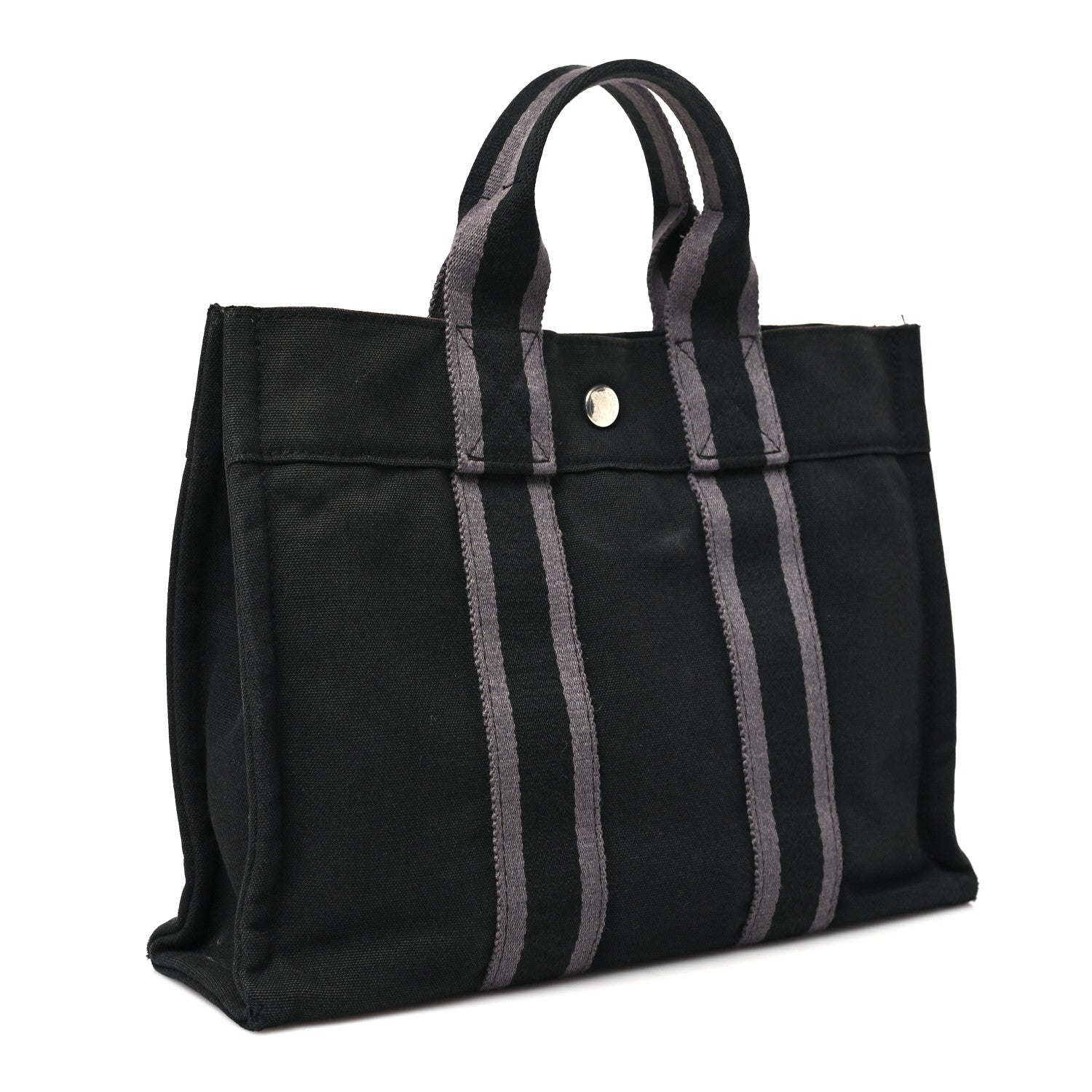 Hermes Canvas Tout Fourre PM Black 3 of 10