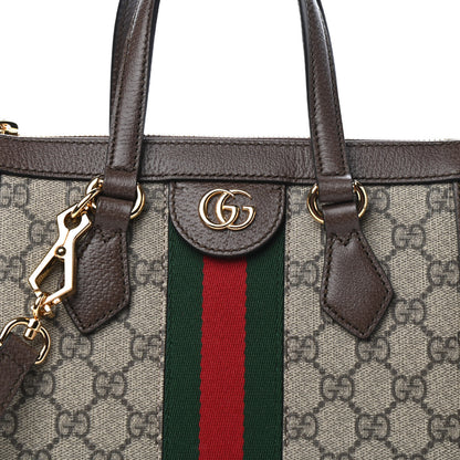 Gucci GG Supreme Monogram Small Ophidia Tote Bag Brown 10 of 10