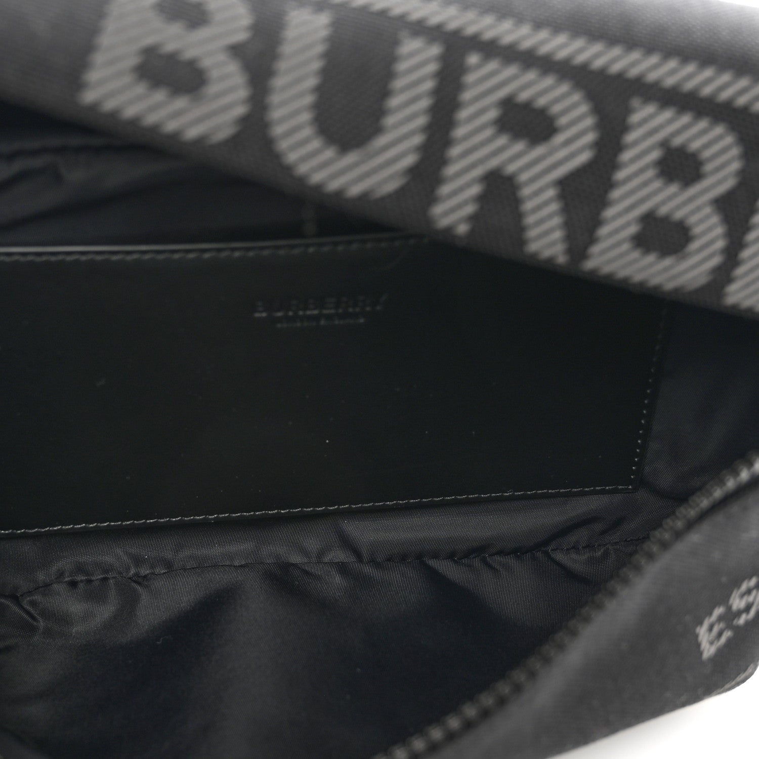 Burberry Econyl Horseferry Print Sonny Bum Bag Black 5 of 8