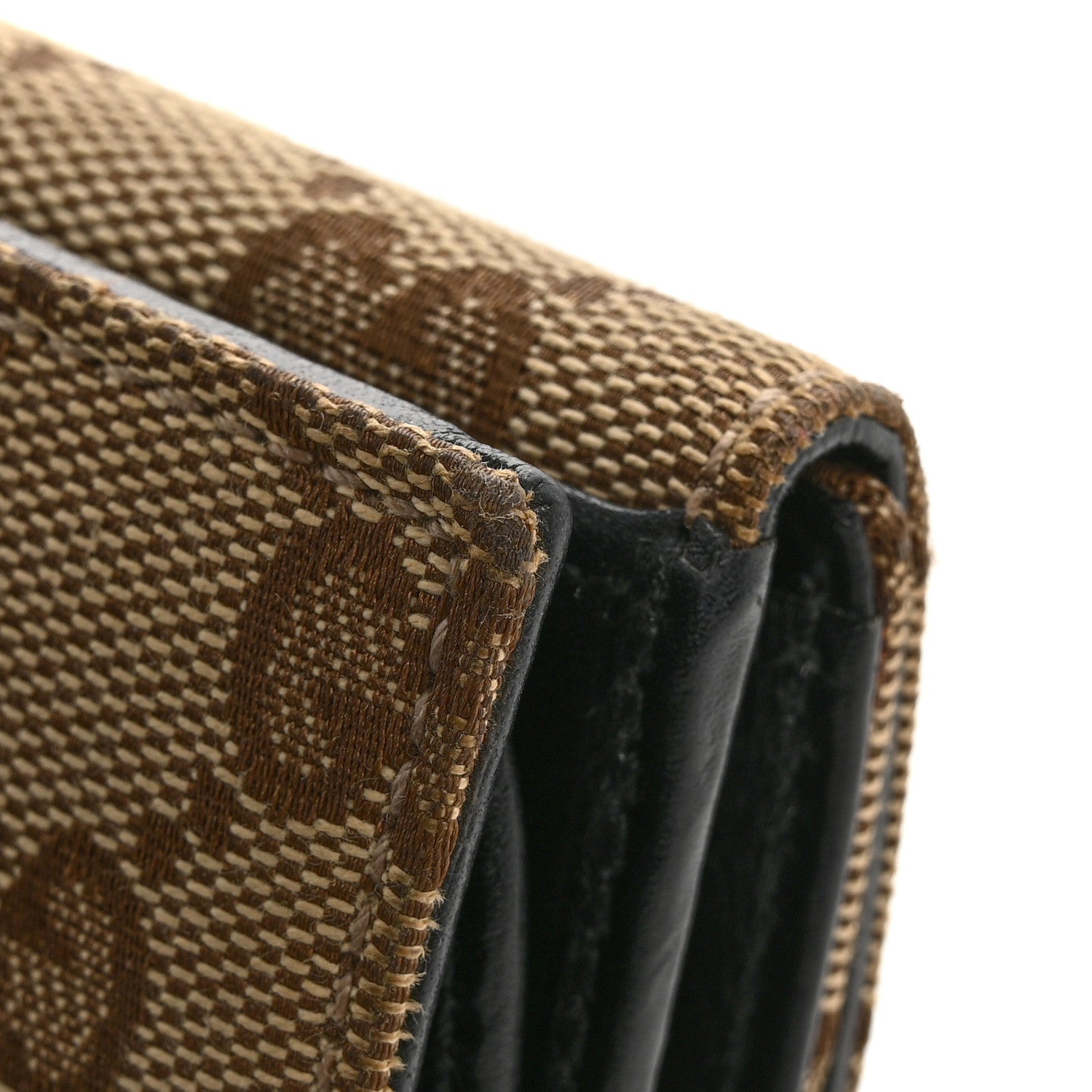 Gucci Monogram Eclipse Continental Wallet Black 9 of 13