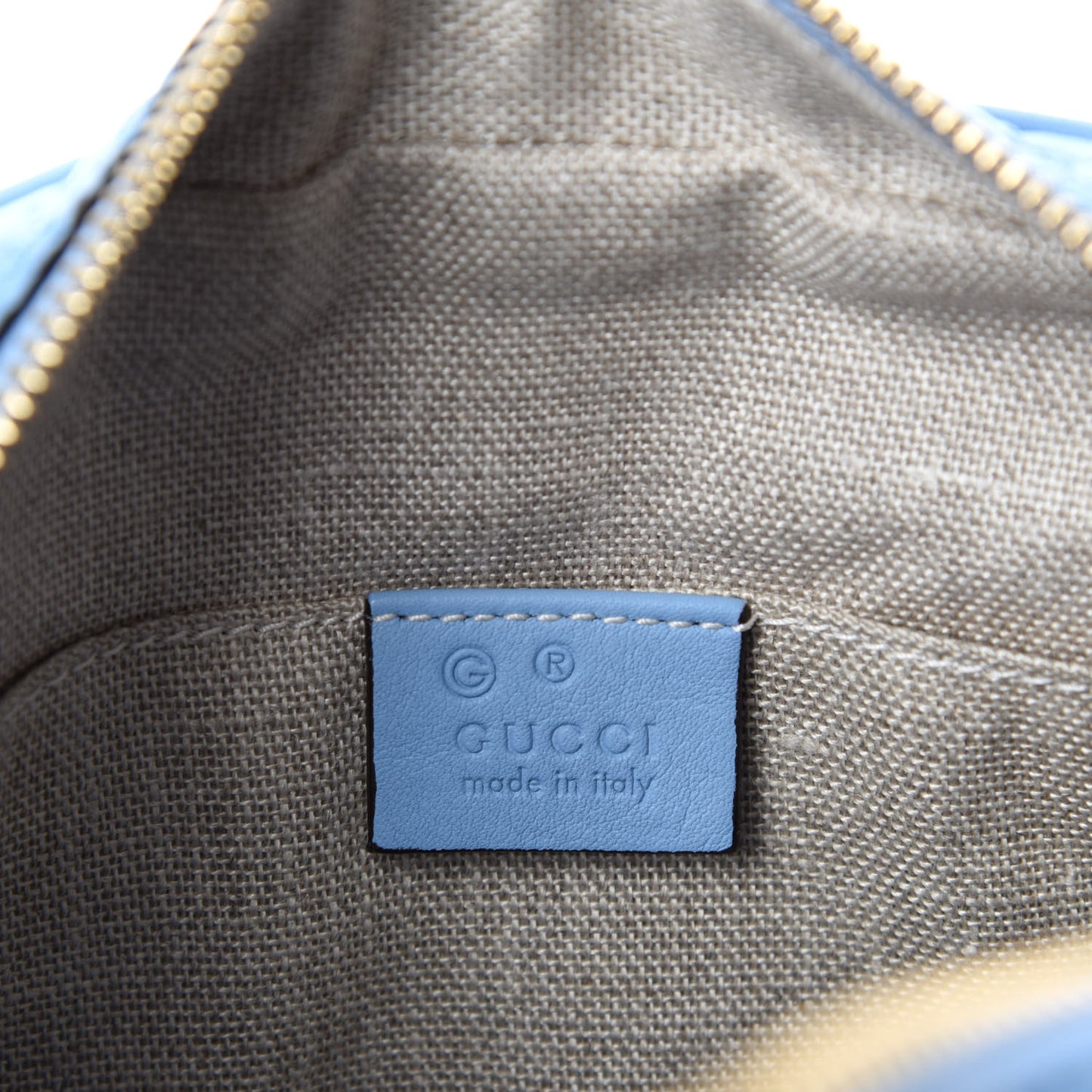 Microguccissima Mini Bree Messenger Bag Mineral Blue