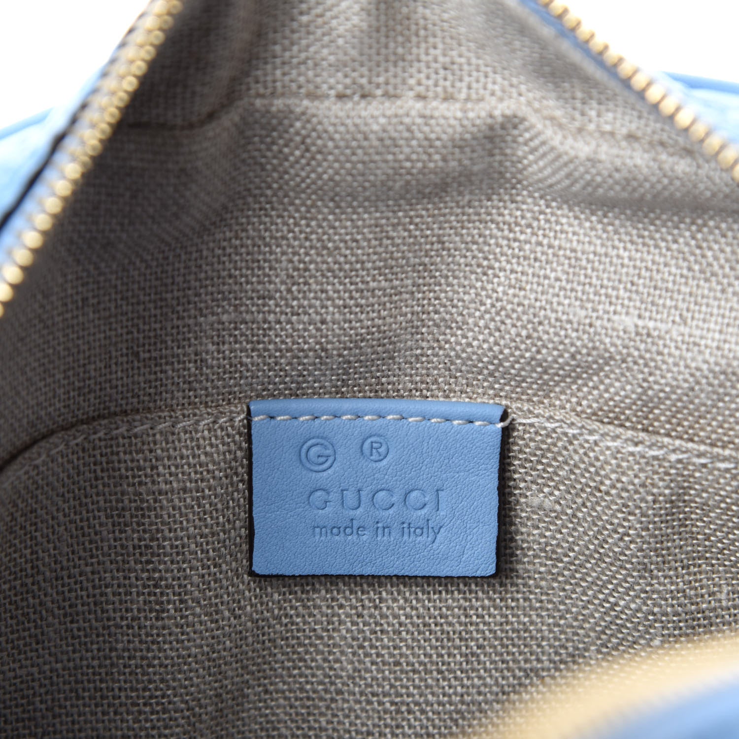 Gucci Microguccissima Mini Bree Messenger Bag Mineral Blue 8 of 10