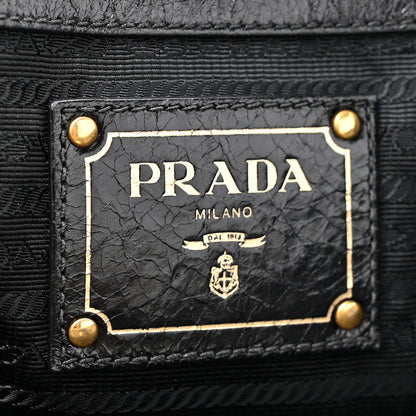 Prada Vitello Shine Shopping Satchel Black 6 of 18