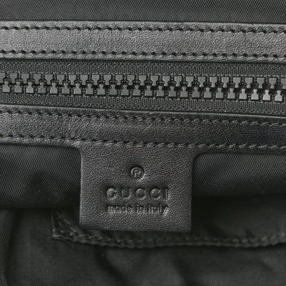 Gucci Velvet GG Monogram Web Medium Double Buckle Backpack Brown Black 6 of 9