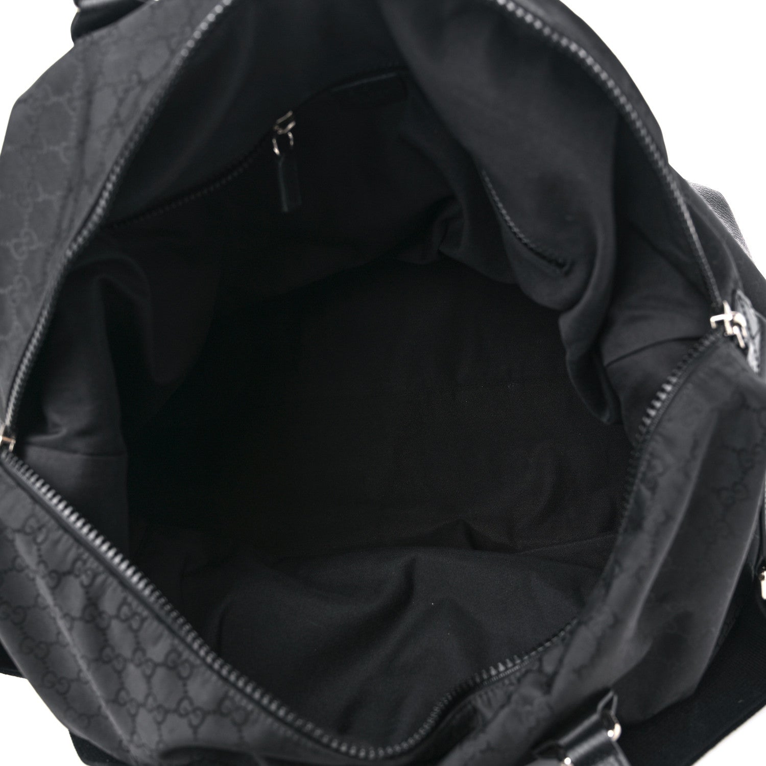 Gucci Nylon Monogram XL Duffle Bag Black 5 of 14