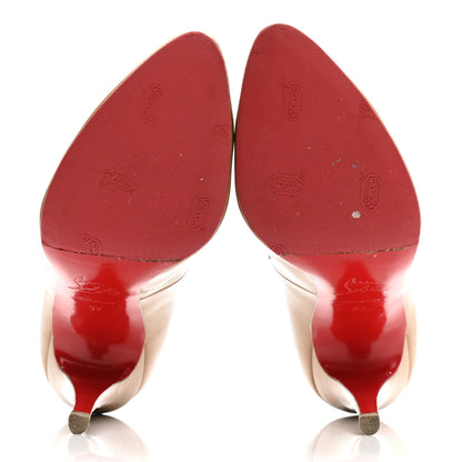 Christian Louboutin Patent Fifille 100 Pumps 37 Nude 5 of 7