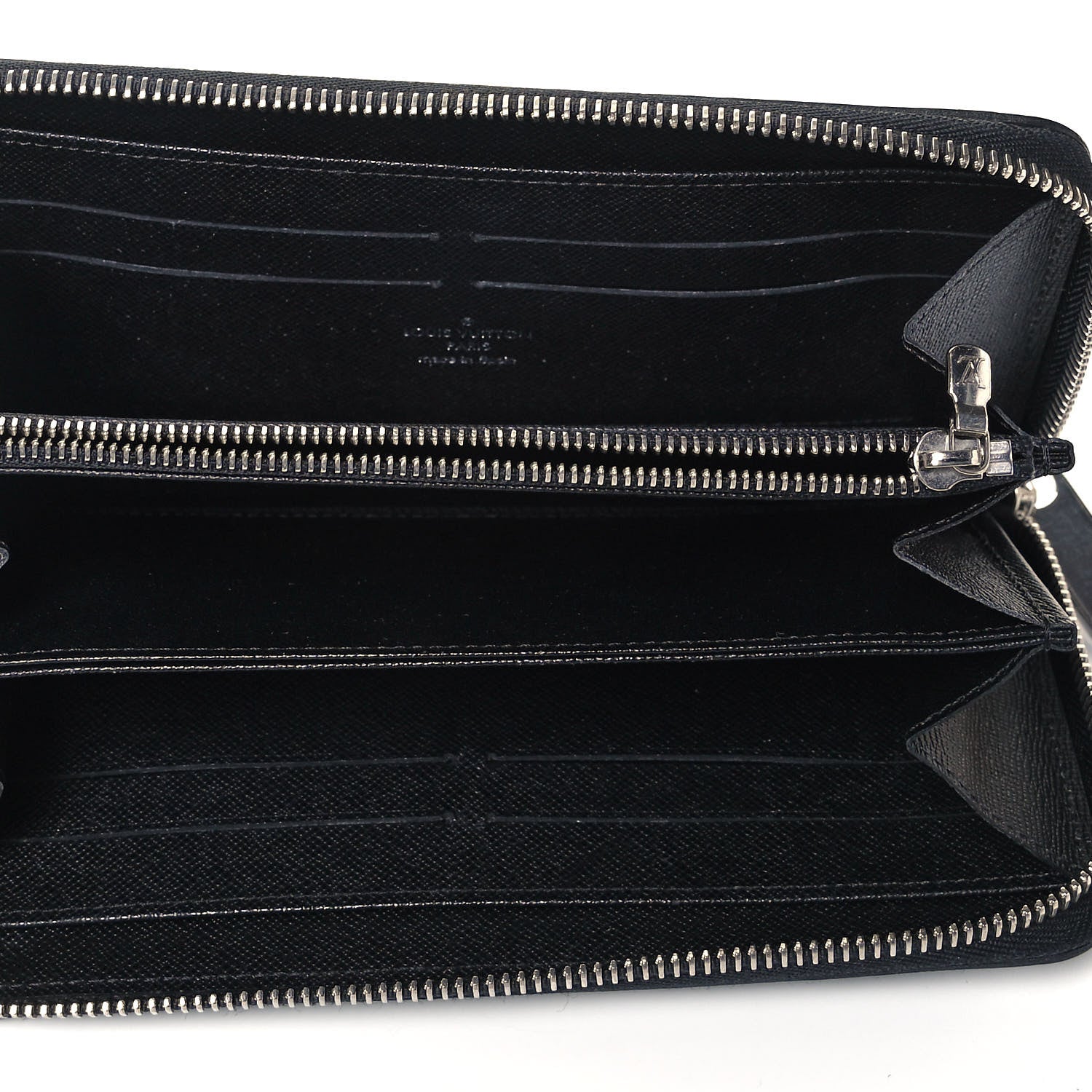 Louis Vuitton Epi Zippy Wallet Black 5 of 6