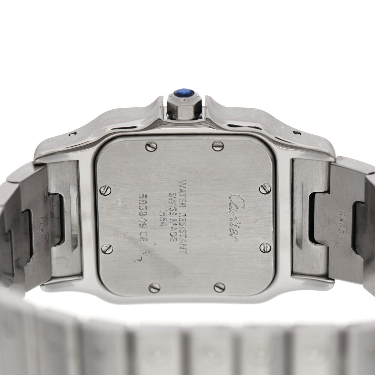 Stainless Steel 29mm Santos De Cartier Galbee Quartz Watch