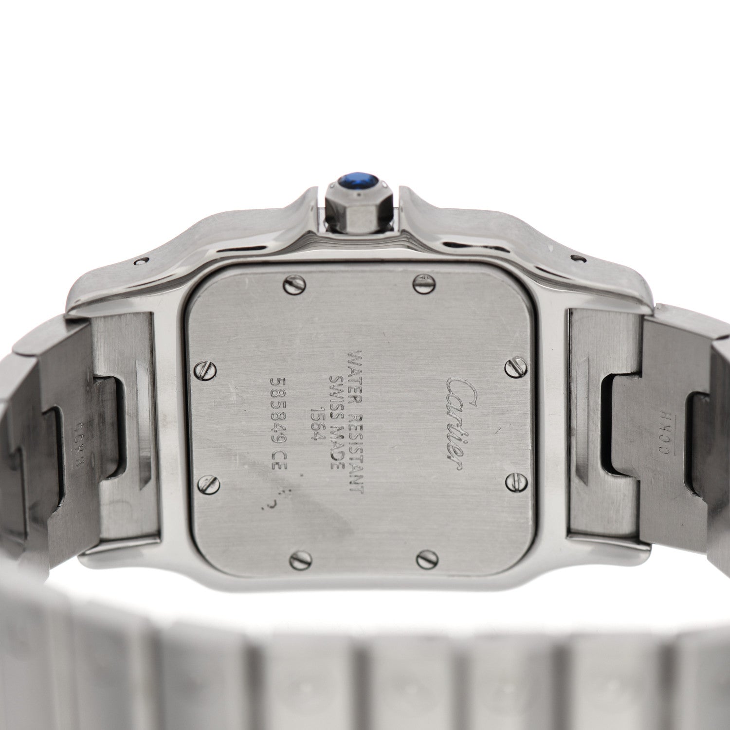 Cartier Stainless Steel 29mm Santos De Cartier Galbee Quartz Watch 4 of 5