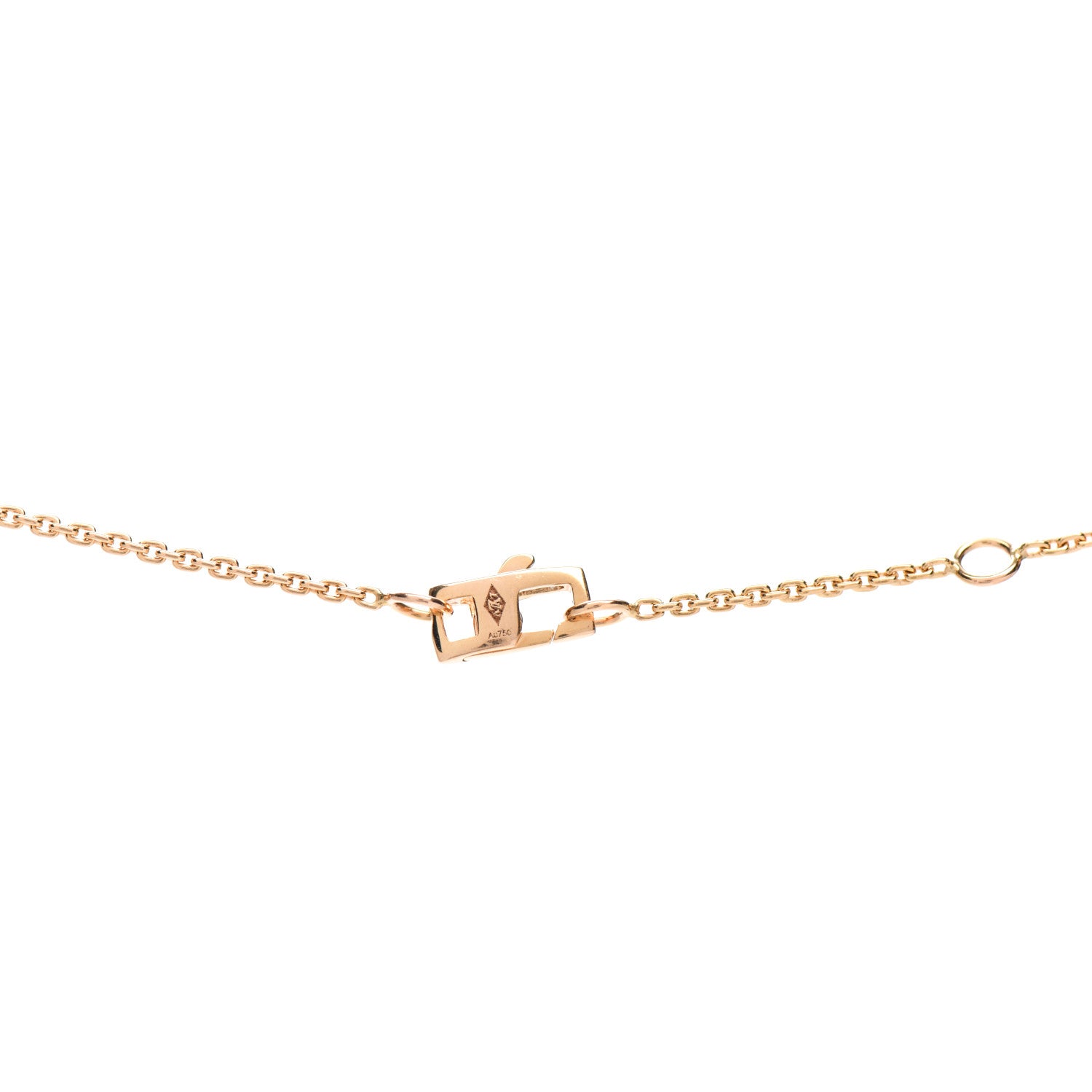 Louis Vuitton 18K Pink Gold Diamond Blossom BB Pendant Necklace 4 of 4